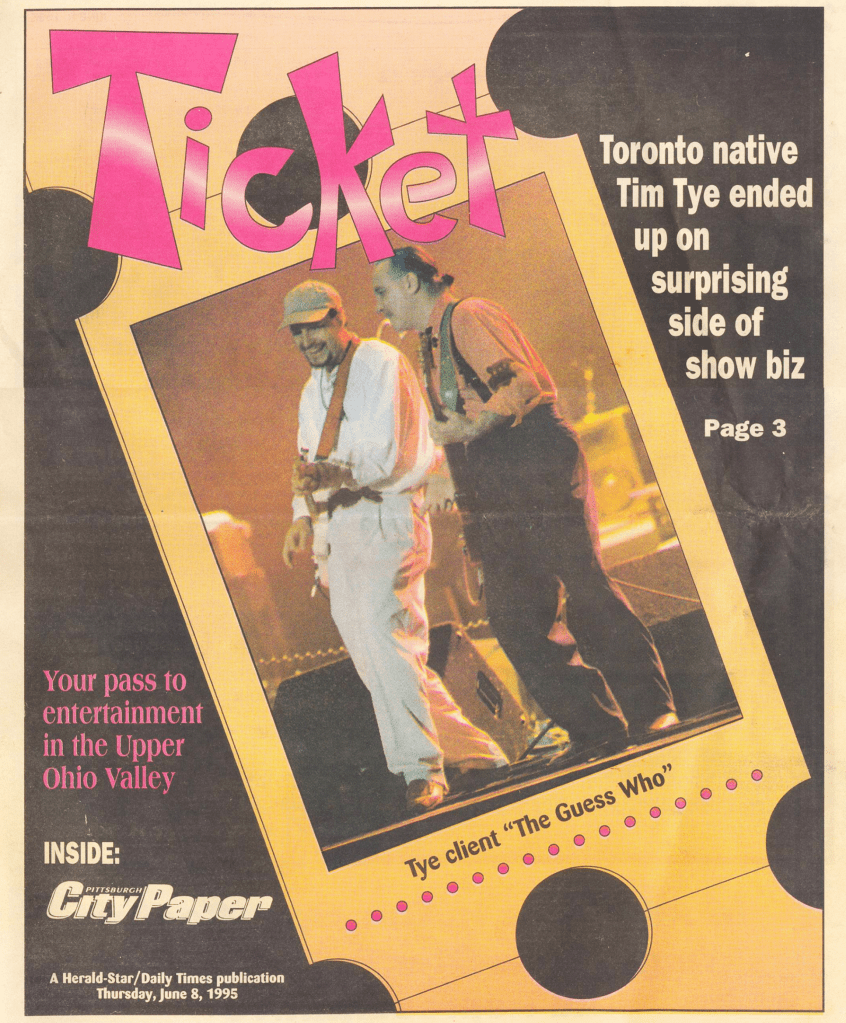 Tim Tye Feature playing guitar with The Guess Who